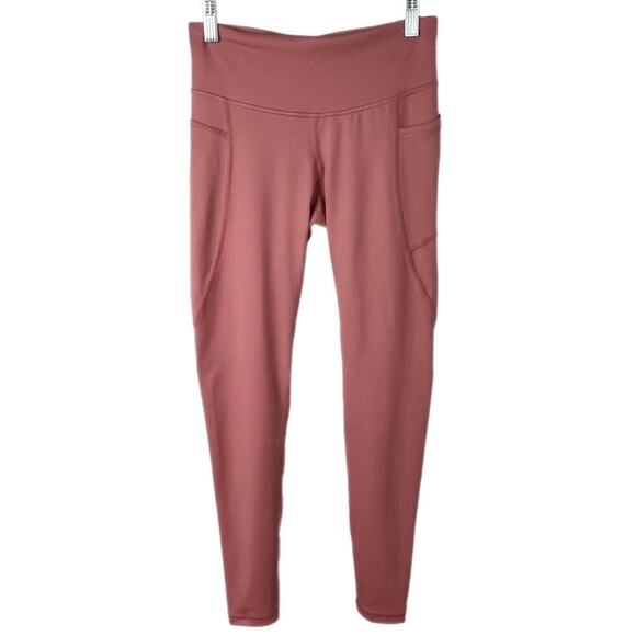 C9 by Champion Women's Athletic Leggings Size XS Pink Cropped Ankle Side Pocket - Picture 1 of 7